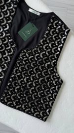 جلیقه مهوش نقره ای - تصویر 2