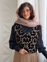 جلیقه آنیا قهوه ای