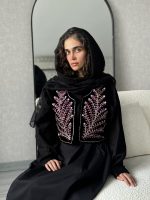 سخمه مشکی خوشه صورتی - تصویر 4