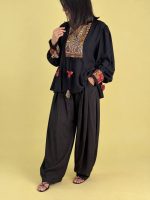 شومیز یاس مشکی - تصویر 5