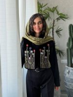 سخمه مشکی باغ گل عمودی - تصویر 3