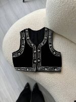 سخمه مشکی حاشیه گل شکوفه - تصویر 2