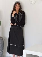 جلیقه و دامن آیلی مشکی