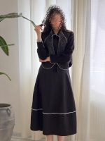 جلیقه و دامن آیلی مشکی - تصویر 3