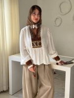 شومیز یاس سفید - تصویر 7